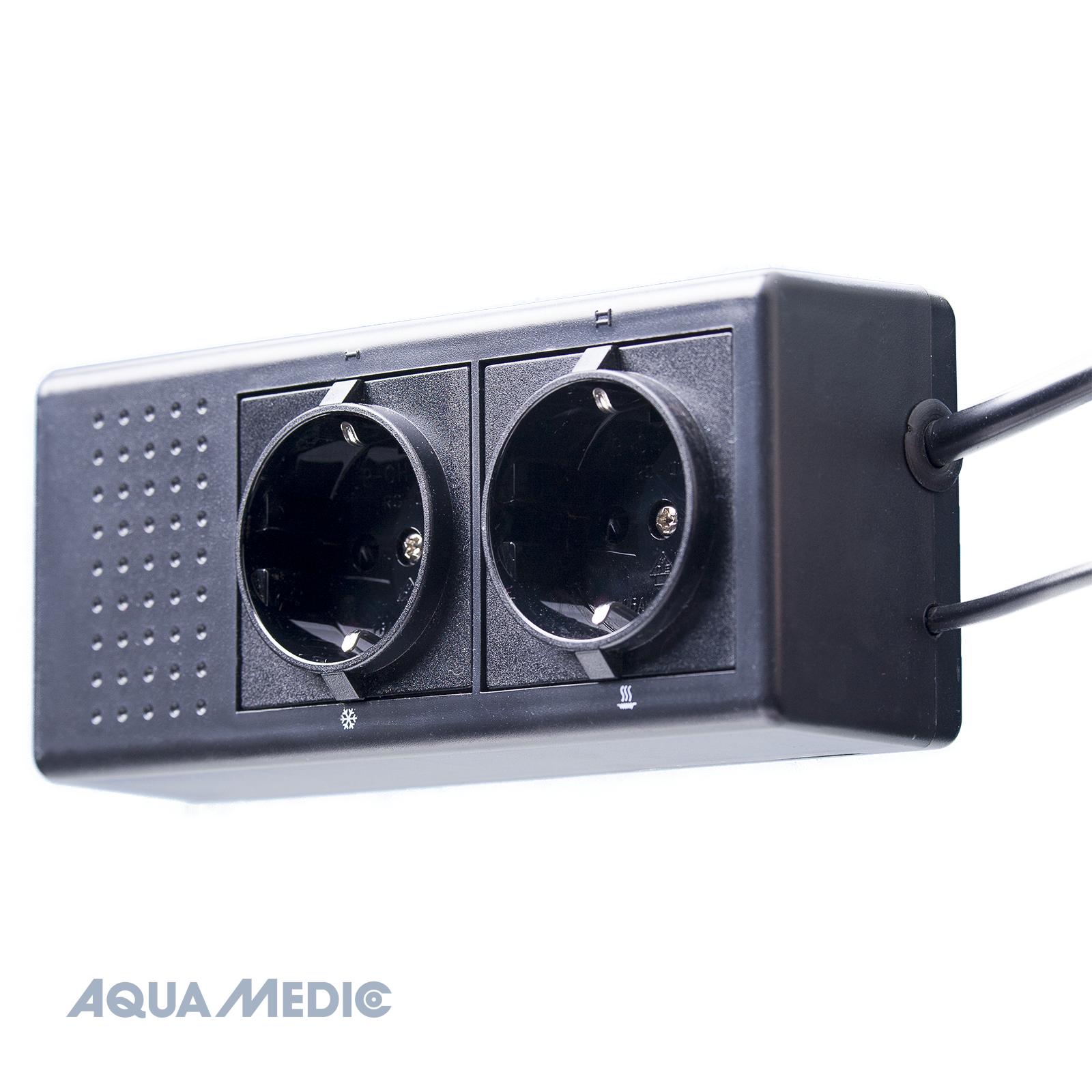 Aqua Medic T-controller Twin 2.0, dispositivo digital de medición y control de temperatura para el control simultáneo de unidades de calefacción y refrigeración