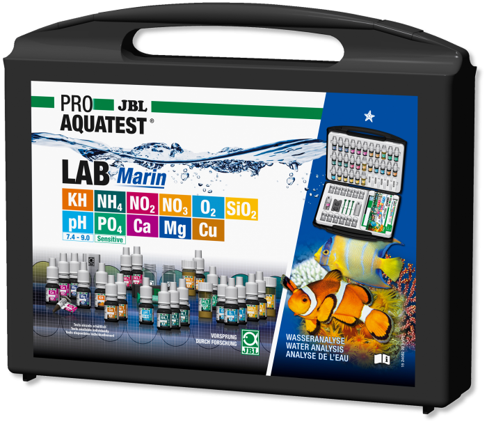 Maletín Prueba Agua JBL PROAQUATEST Lab Koi - 10 Tests Para Estanques Jardín
