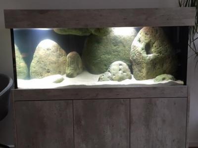Kombination Modern 120cm im Dekor "Beton"