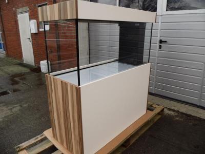 Kombi Raumteiler Nussbaum / Weiß